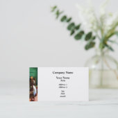 Großes Spinnrad Visitenkarte (Stehend Vorderseite)