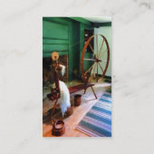 Großes Spinnrad Visitenkarte (Rückseite)