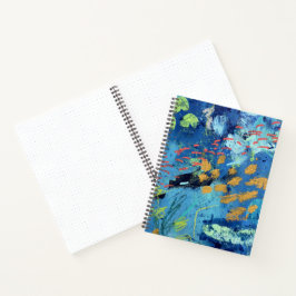 Großes SpiralNotebook in Blackfish Design Notizblock