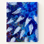 Grosses SpiralNotebook in Skyburst Design Notizblock (Rückseite)