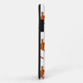 Großes Springenhase-Kitz Brown Case-Mate iPhone Hülle (Hinten/Rechts)