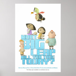 Großes Sprungs-Plakat 1 Poster