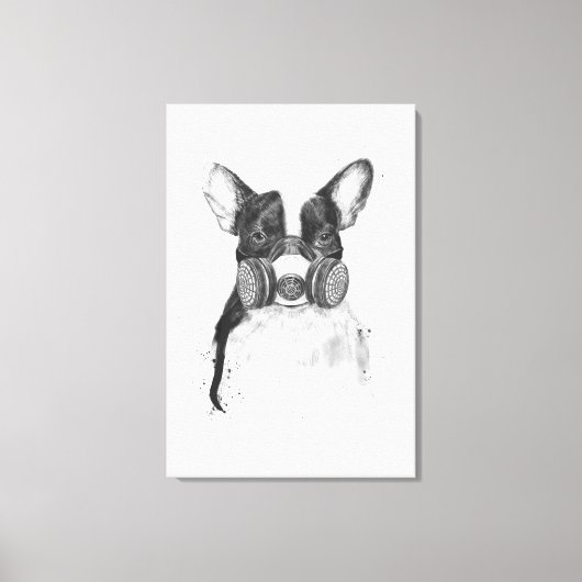 Großes Stadtleben Leinwanddruck (Vorderseite)