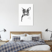 Großes Stadtleben Leinwanddruck (Insitu (Schlafzimmer))