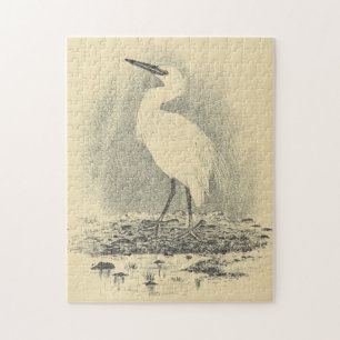 Großes Stehendes Vogelpuzzle Puzzle