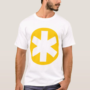 Großes Sternchen - Amber und Weiß T-Shirt