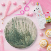 Grosses Stück Turf (von Albrecht Dürer) Pappteller (Party)