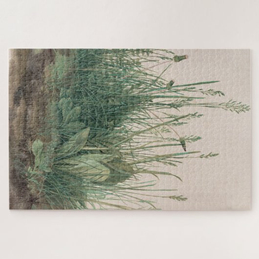 Grosses Stück Turf (von Albrecht Dürer) Puzzle (Horizontal)