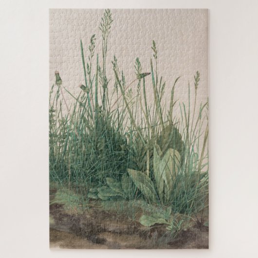 Grosses Stück Turf (von Albrecht Dürer) Puzzle (Vertikal)