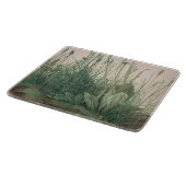 Grosses Stück Turf (von Albrecht Dürer) Schneidebrett (Ecke)