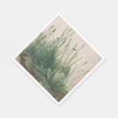 Grosses Stück Turf (von Albrecht Dürer) Serviette (Ecke)