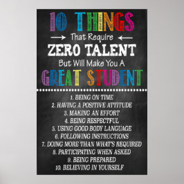 Großes Studentenstudio druckbar Poster