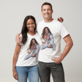 Großes Sug Weißes T-Shirt (Unisex)