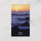 Großes Sur Visitenkarte (Rückseite)