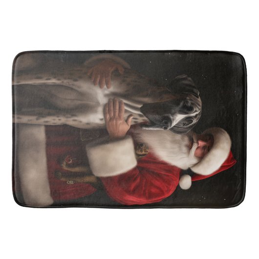 Großes Tor mit Weihnachtsfeiertag Badematte (Vorderseite)