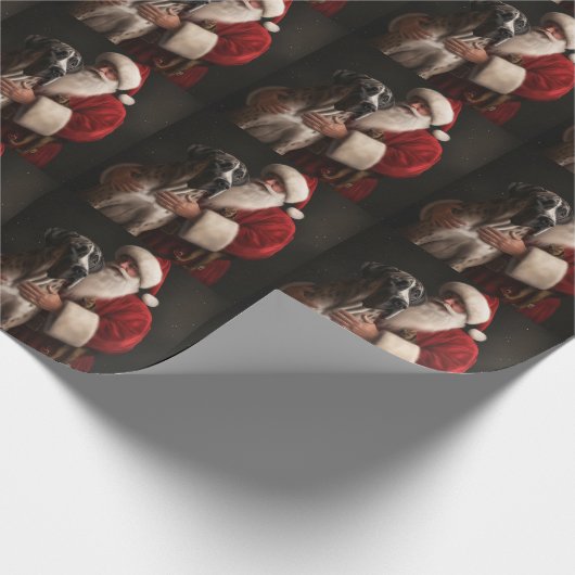 Großes Tor mit Weihnachtsfeiertag Geschenkpapier (Ecke)