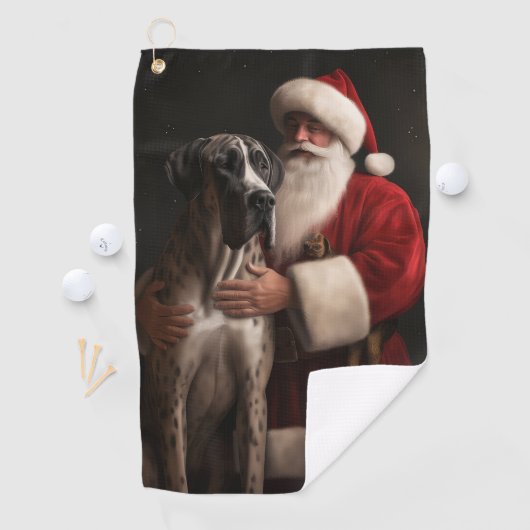 Großes Tor mit Weihnachtsfeiertag Golfhandtuch (Insitu)