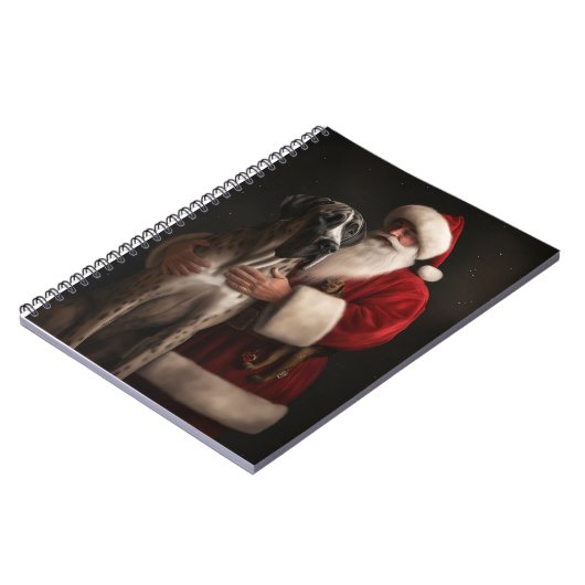 Großes Tor mit Weihnachtsfeiertag Notizblock (Linke Seite)