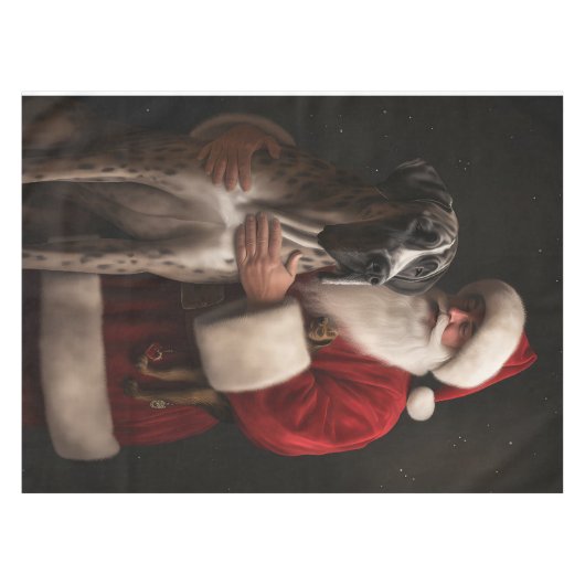 Großes Tor mit Weihnachtsfeiertag Tischdecke (Vorderseite (Horizontal))