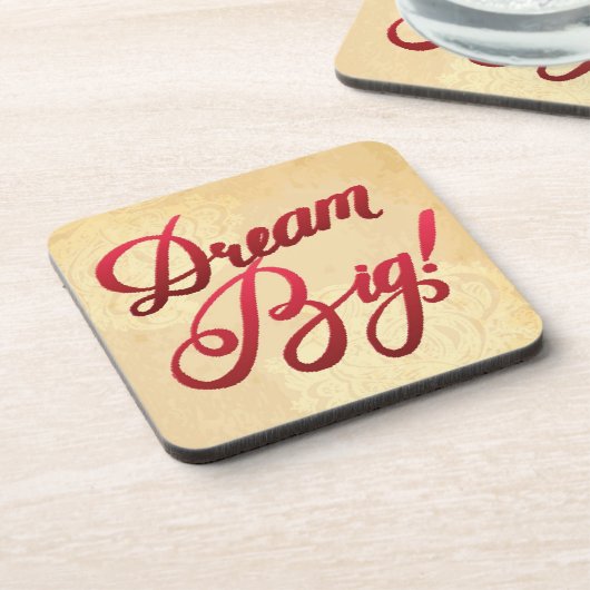 Großes Traumrot Untersetzer (Linke Seite)