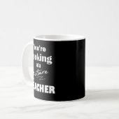 Großes Uni-Abschluss-Geschenk für eine zukünftige Kaffeetasse (Vorderseite Links)