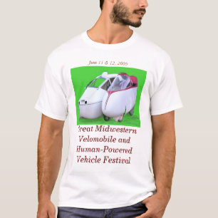 Großes Velomobile des Mittelwestens u. HPV T-Shirt
