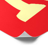 Grosses Verkaufszeichen, 10% Rabatt auf Verkaufspo Poster (Ecke)