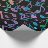 Großes Verpackungs-Papier des Musiknoten-4 Geschenkpapier (Ecke)