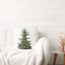 Grosses Vintage Weihnachtsbaum Bauernhaus