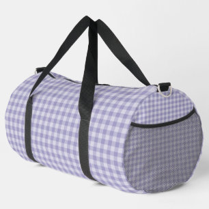 Großes violettes Schachbrettmuster Duffle Bag