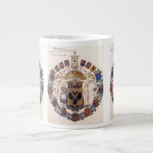 Großes Wappen des Kaiserreichs Russland Jumbo-Tasse