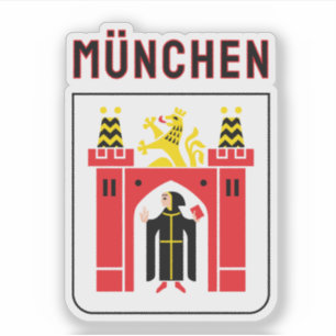 Großes Wappen von München Aufkleber