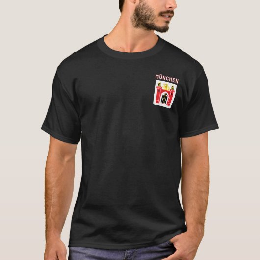 Großes Wappen von München T-Shirt (Vorderseite)