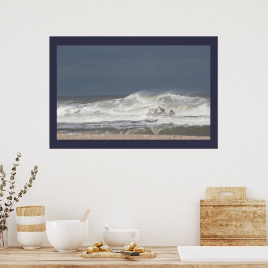 Grosses Wave-Foto Poster (Küche)