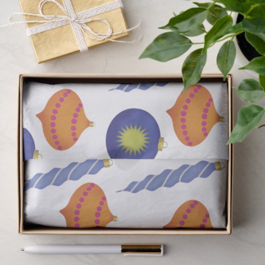 Großes Weihnachtsgeschmuckpapier Seidenpapier (Geschenk)