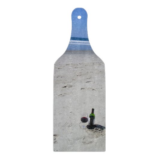 Großes Wein-Glasschneiden-Brett! Schneidebrett (Vorderseite)