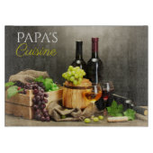 Grosses Weinbergwerk Schneidebrett (Vorderseite)