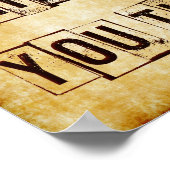 Großes Weisheits-Poster! Poster (Ecke)