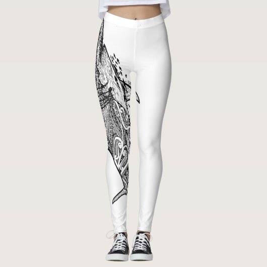 GROSSES WEISS LEGGINGS (Vorderseite)