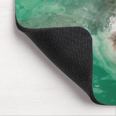 Großes Weiß Shark1 Mousepad (Ecke)