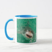 Großes Weiß Shark1 Tasse (Links)