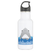 Großes Weiß Trinkflasche (Vorderseite)