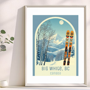 Großes Weißes British Columbia Kanada Poster