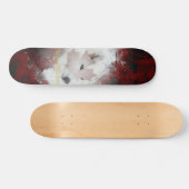 großes weißes Nordbeta Skateboard (Horizontal)