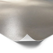 Großes weißes Portrait. Fotodruck (Ecke)