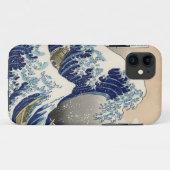 Großes Wellen-schöne Kunst 葛飾北斎 "神奈川沖浪裏" Case-Mate iPhone Hülle (Rückseite (Horizontal))