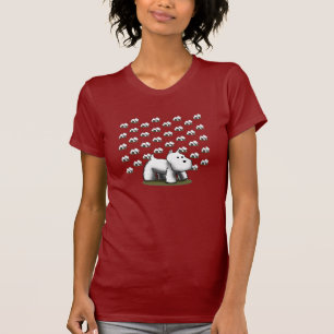 Großes Westie, wenig Westies T-Shirt