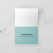 Großes Wunder der Hannukah-Karten Feiertagskarte (Innenseite)