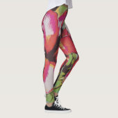 großes zeitgenössisches abstraktes Blumendesign Leggings (Rechts)