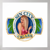 Großes Zigarrenposter Poster (Vorne)